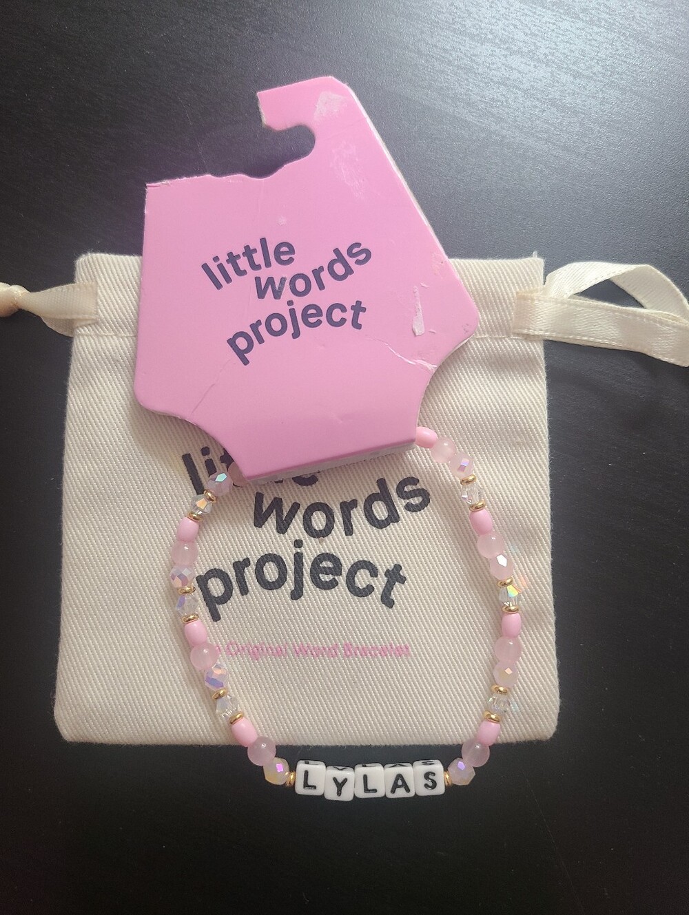 Little Words Project Beaded Bracelet - LYLAS NWT